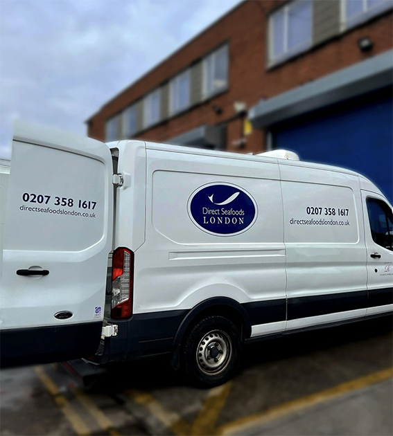 Direct seafoods london van
